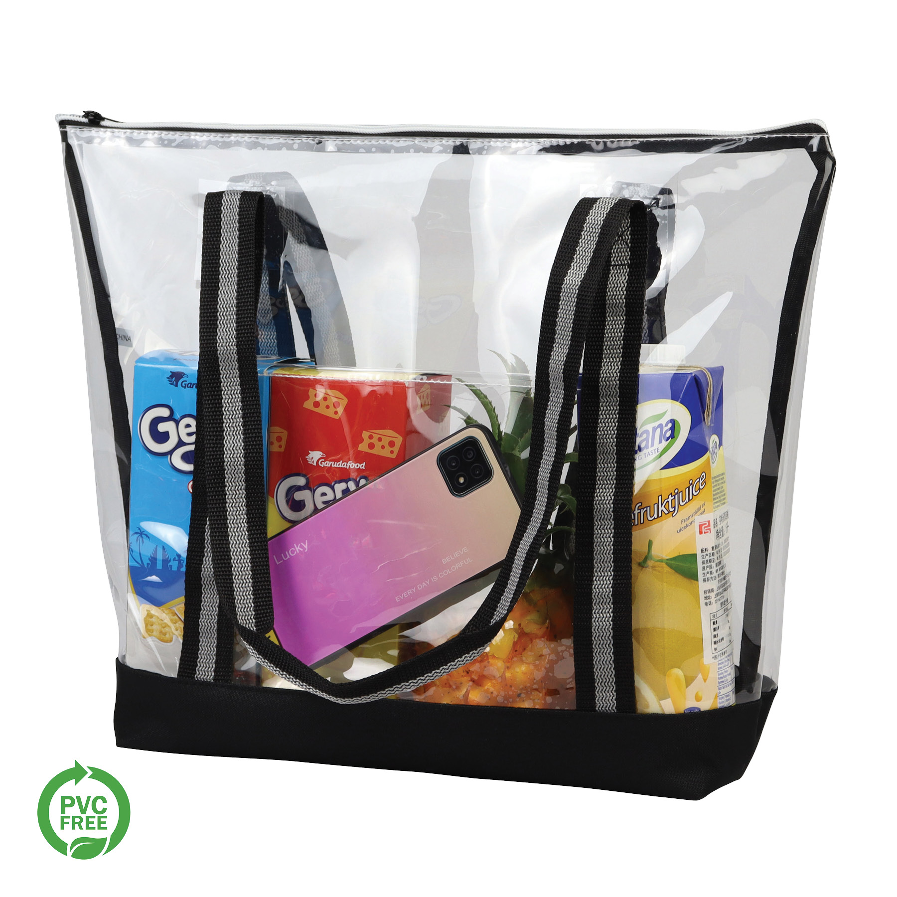 Capitola Clear TPU Zippered Tote 1
