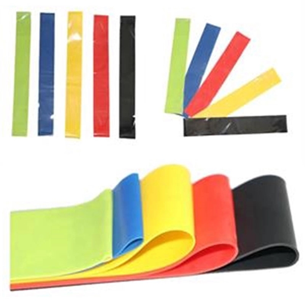 Latex Stretch Yoga Strap Band Set with Pouch