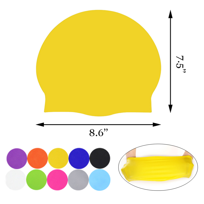 Silicone Swimming Caps For Adult 2