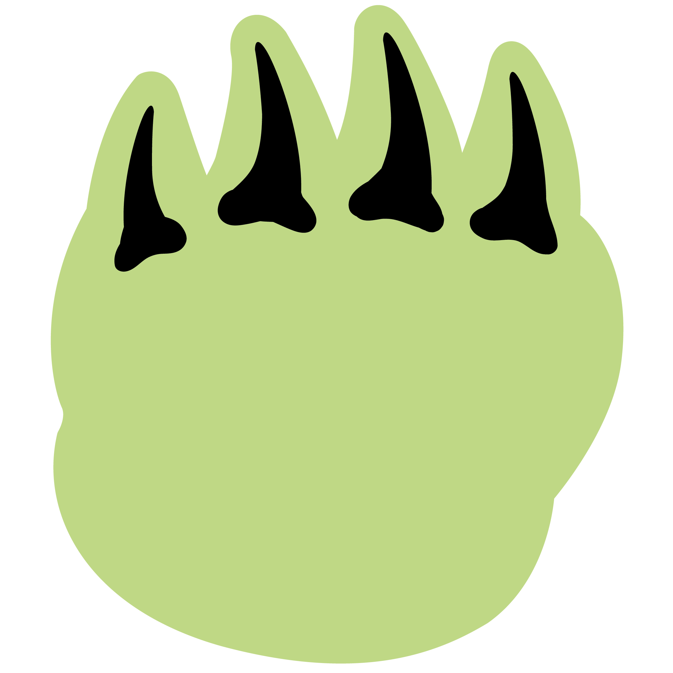 Foam Dragon Claw Mitt 5