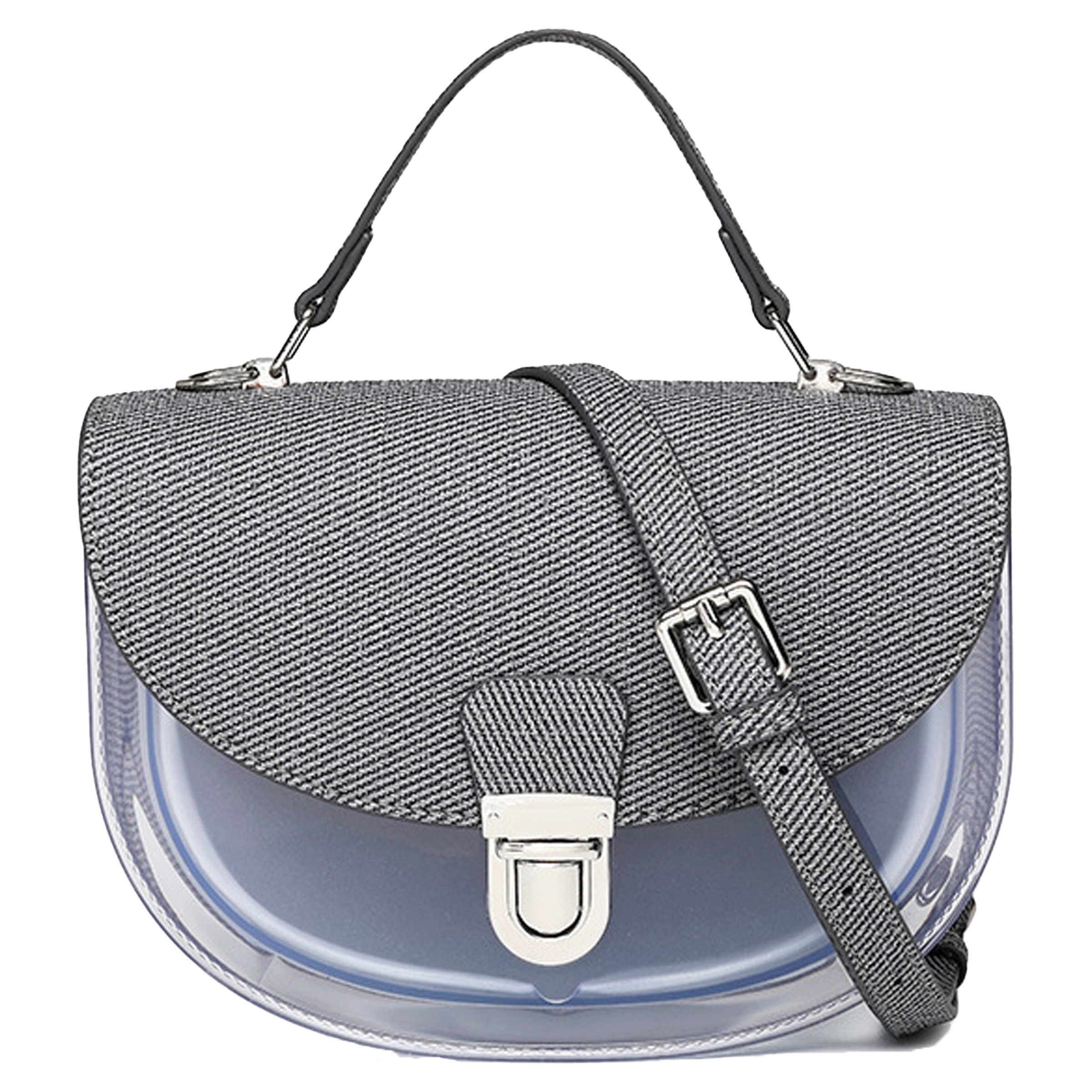 Denim Translucent Versatile Crossbody Bag 6