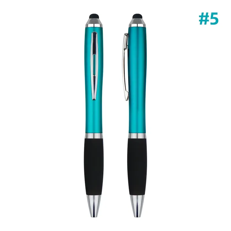 Illuminated Logo Gourd Shaped Touch Ballpoint Twist Pen 10