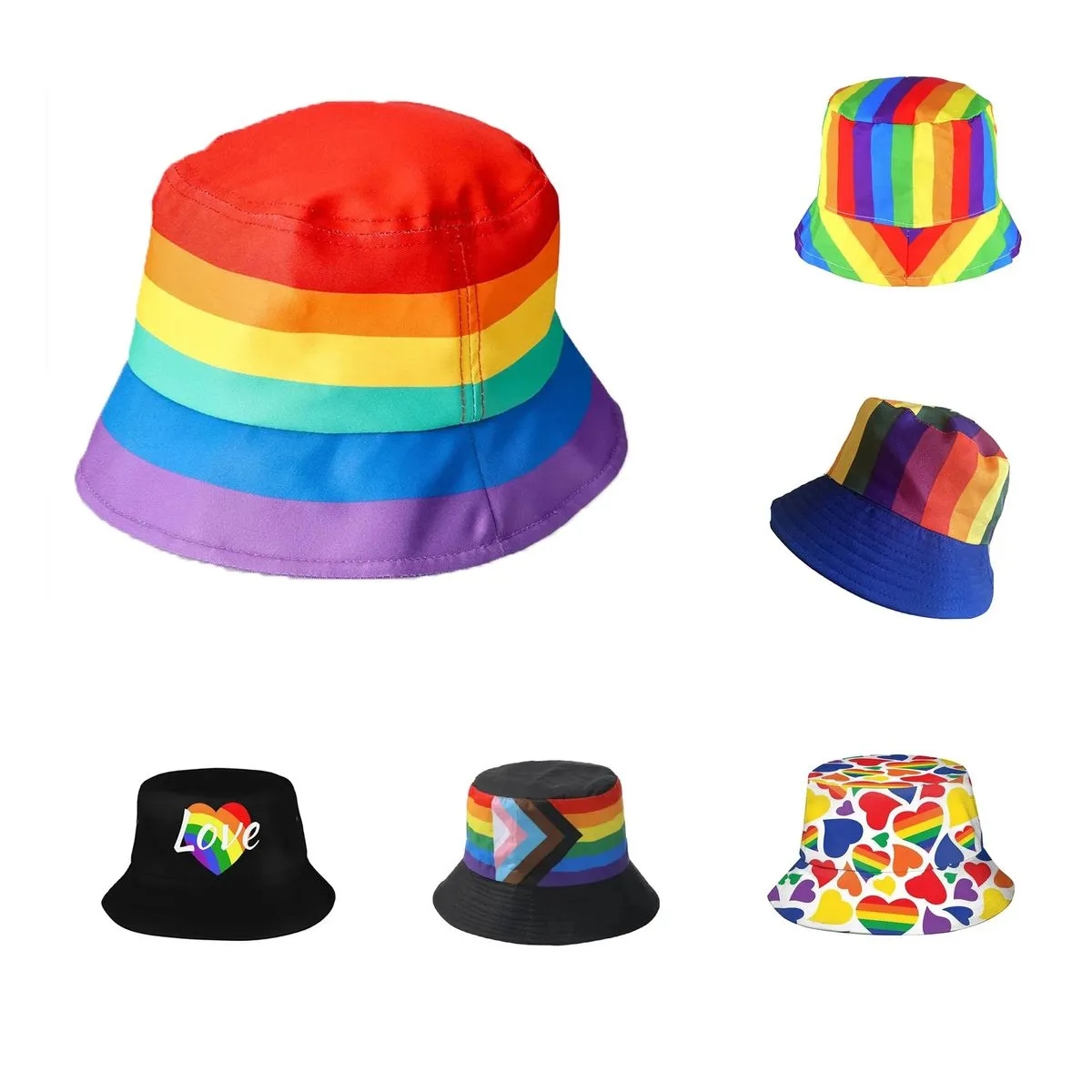 Rainbow Bucket Hat 3