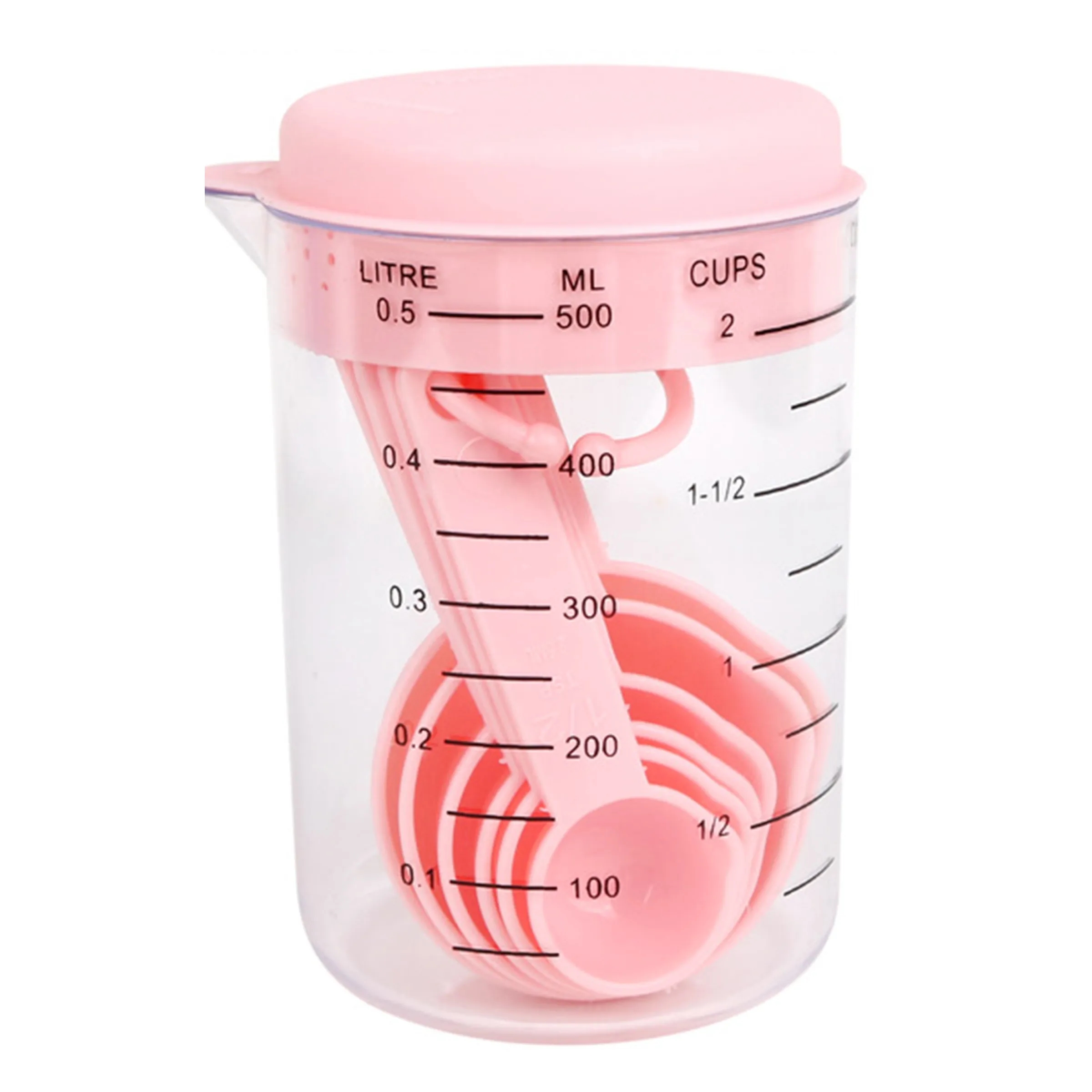 Polypropylene Measuring Spoon And Cup Set 3