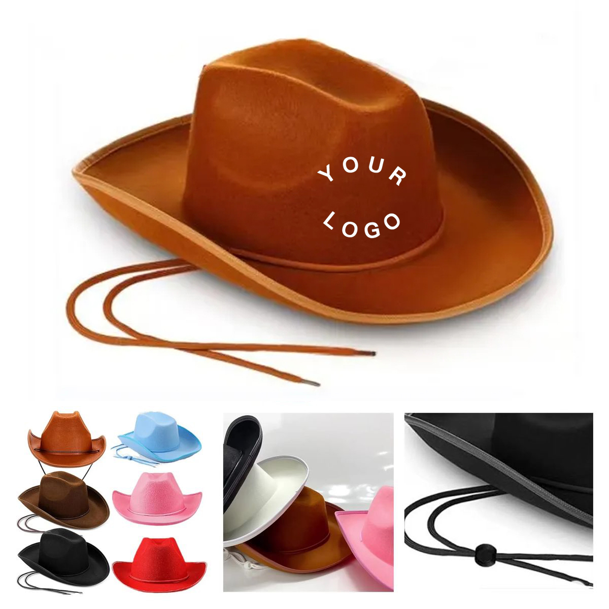 Felt Non Woven Festival Cowboy Hat 9