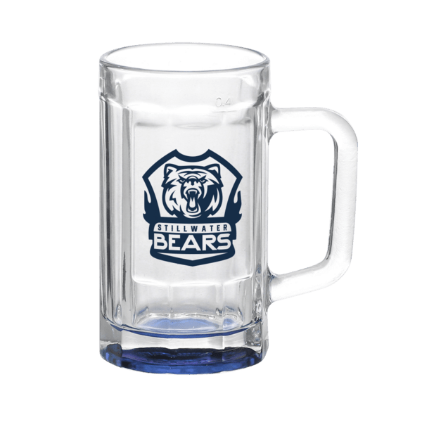 Chug 15 oz. Sports Fan Glass Beer Mug 14