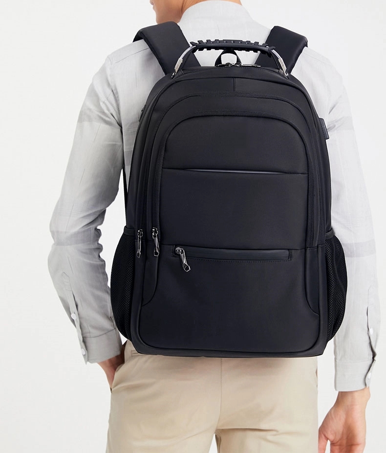 Customized Business Travel Backpacks With USB Port 2