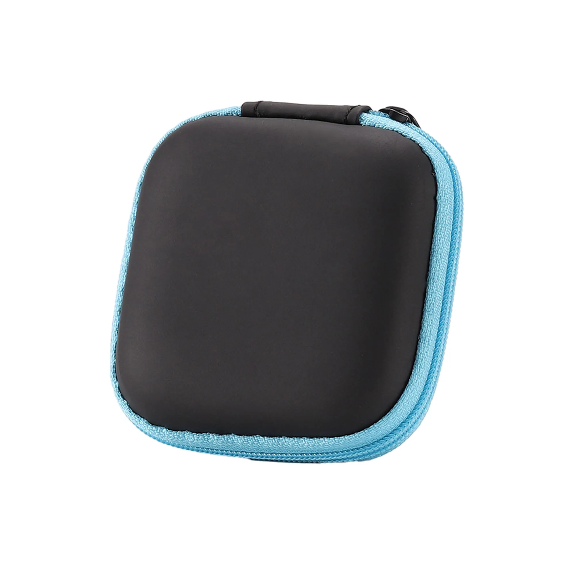 Portable Square Zipper Headphone Storage Bag 2