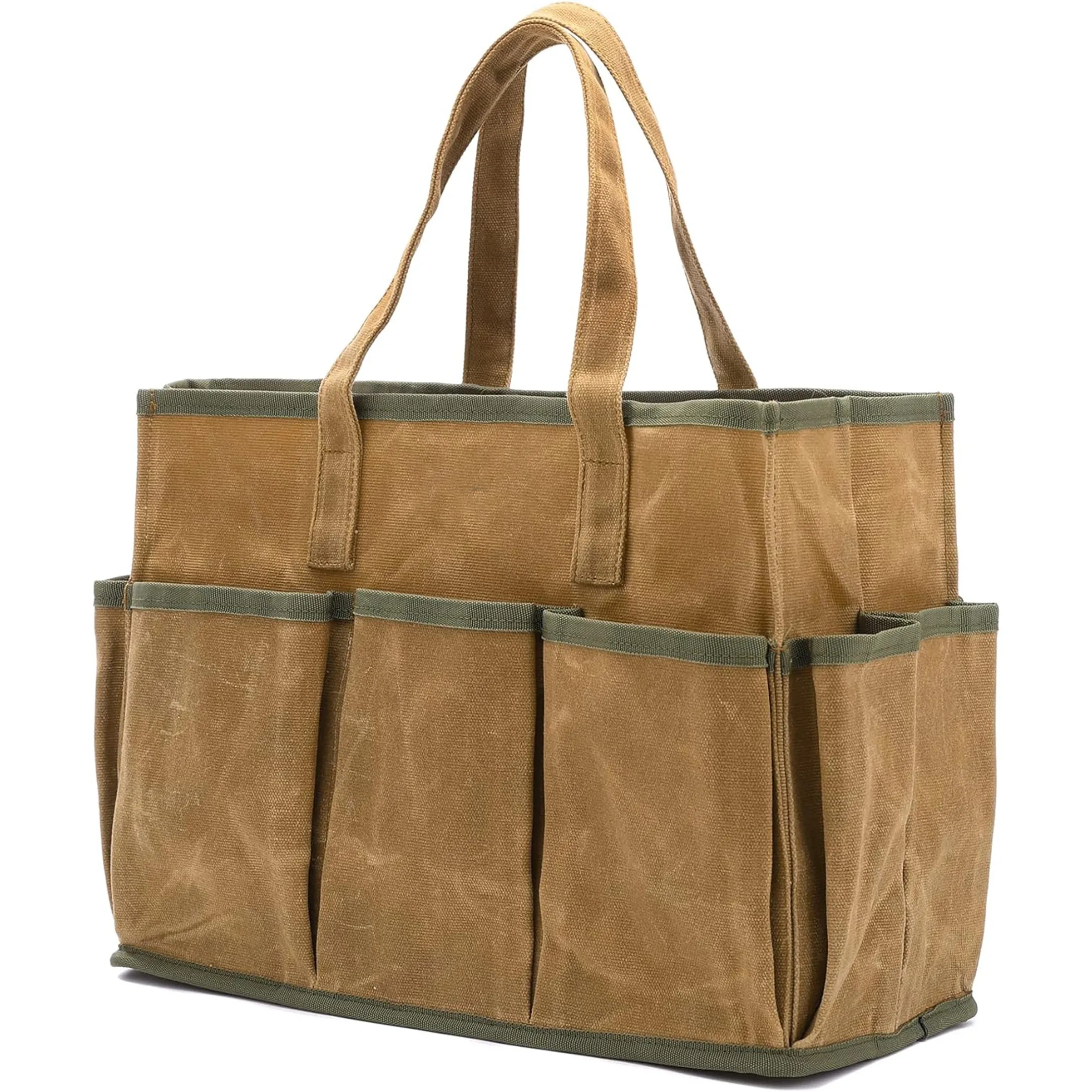 11 Pockets Waxed Canvas Tool Storage Bag 2