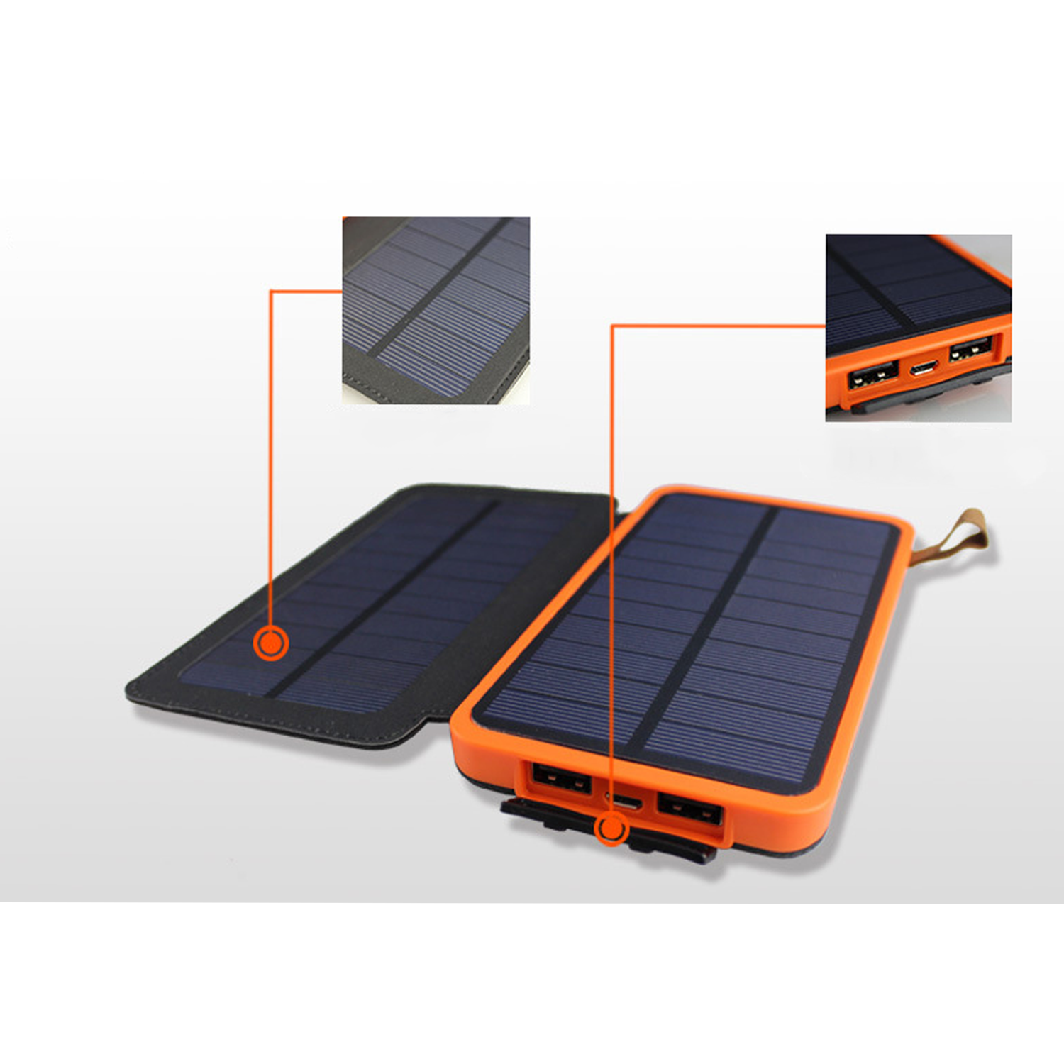 Portable Solar Power Charger 20000 mAH Large Capacity 1