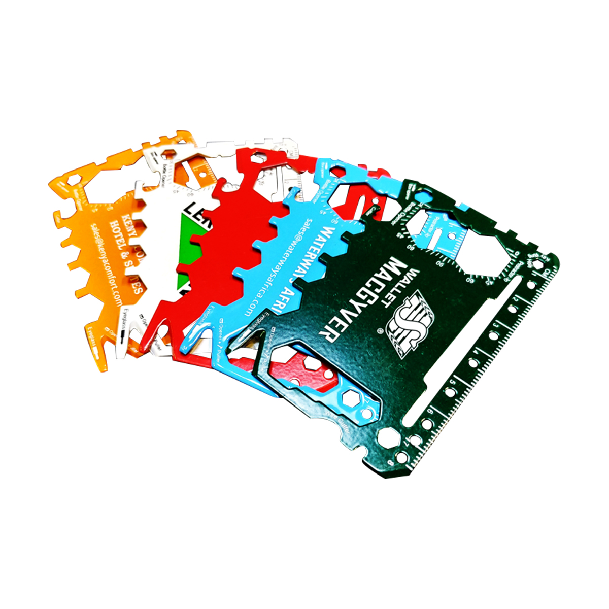 GearCard 46-in-1 Super Tool Card – Stainless Steel Multi-Tool with Hex Wrenches & Openers 22