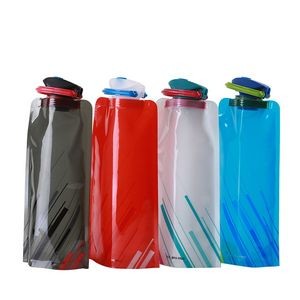 Snap Button Foldable Water Pack With Carabiner 5