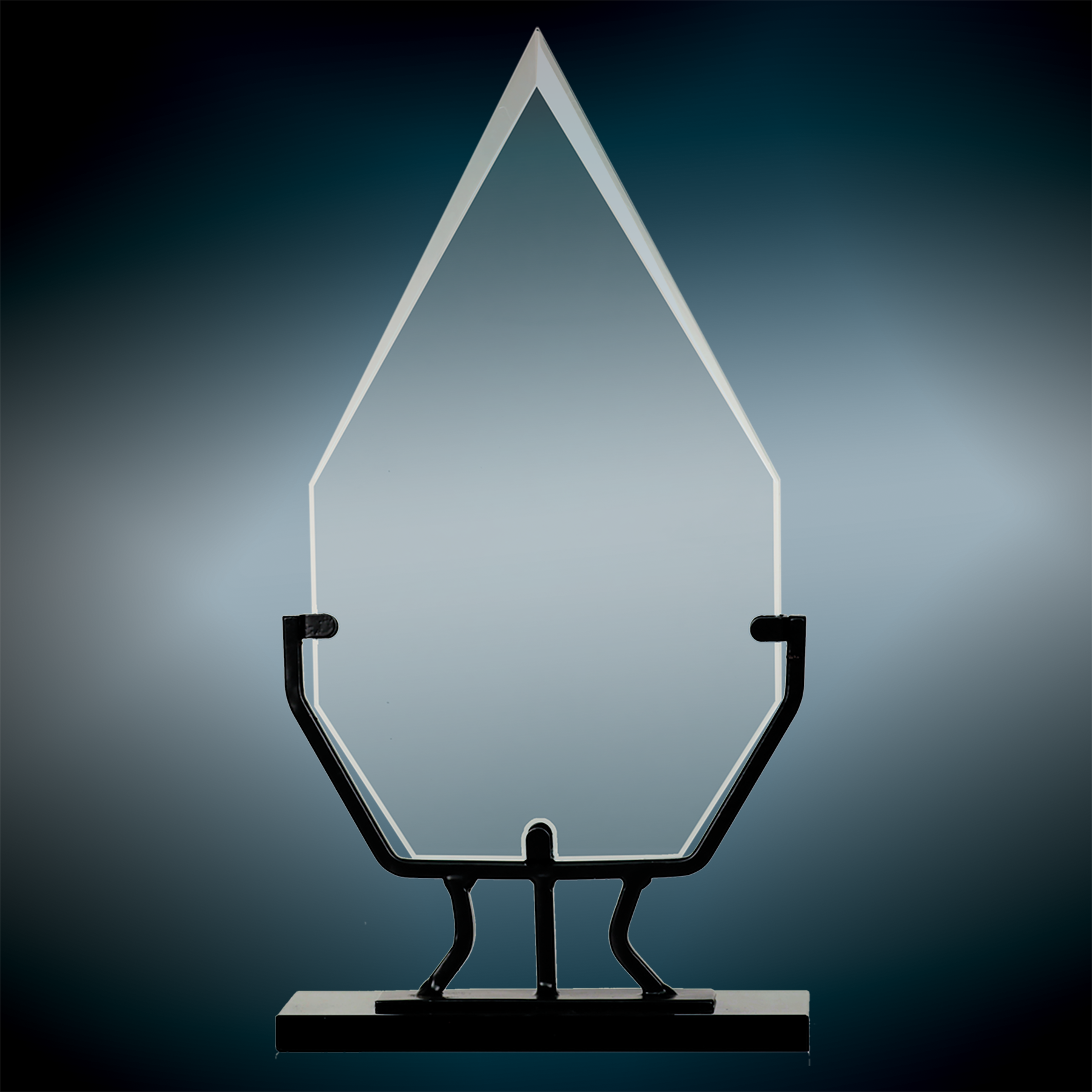 Diamond Vintage Glass with Iron Base 3