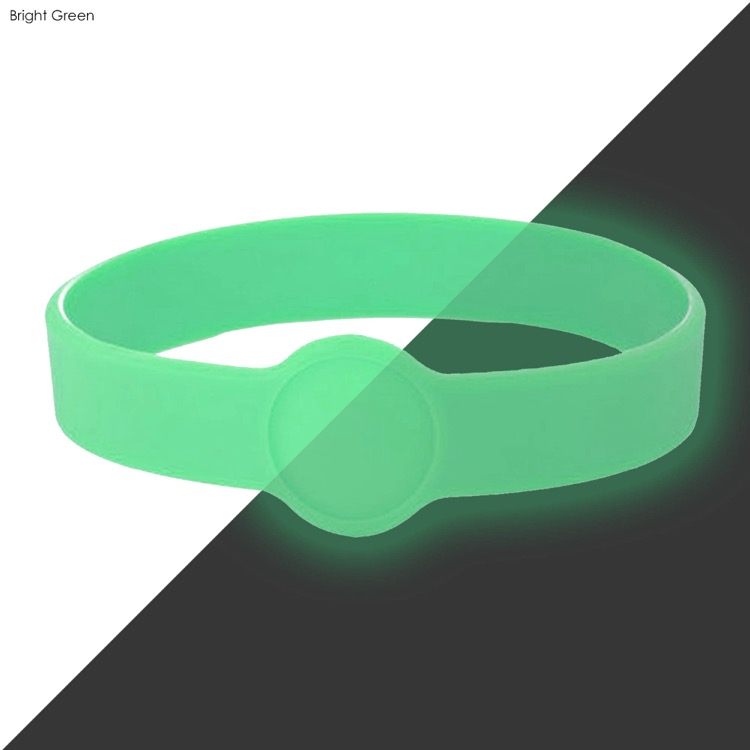 Neon Glow Silicone Wrist Band Custom Design 11