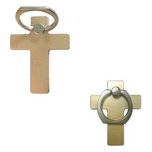 Cross Metal Phone Ring Grip Stand With 180 Degree Adjustable Design 7