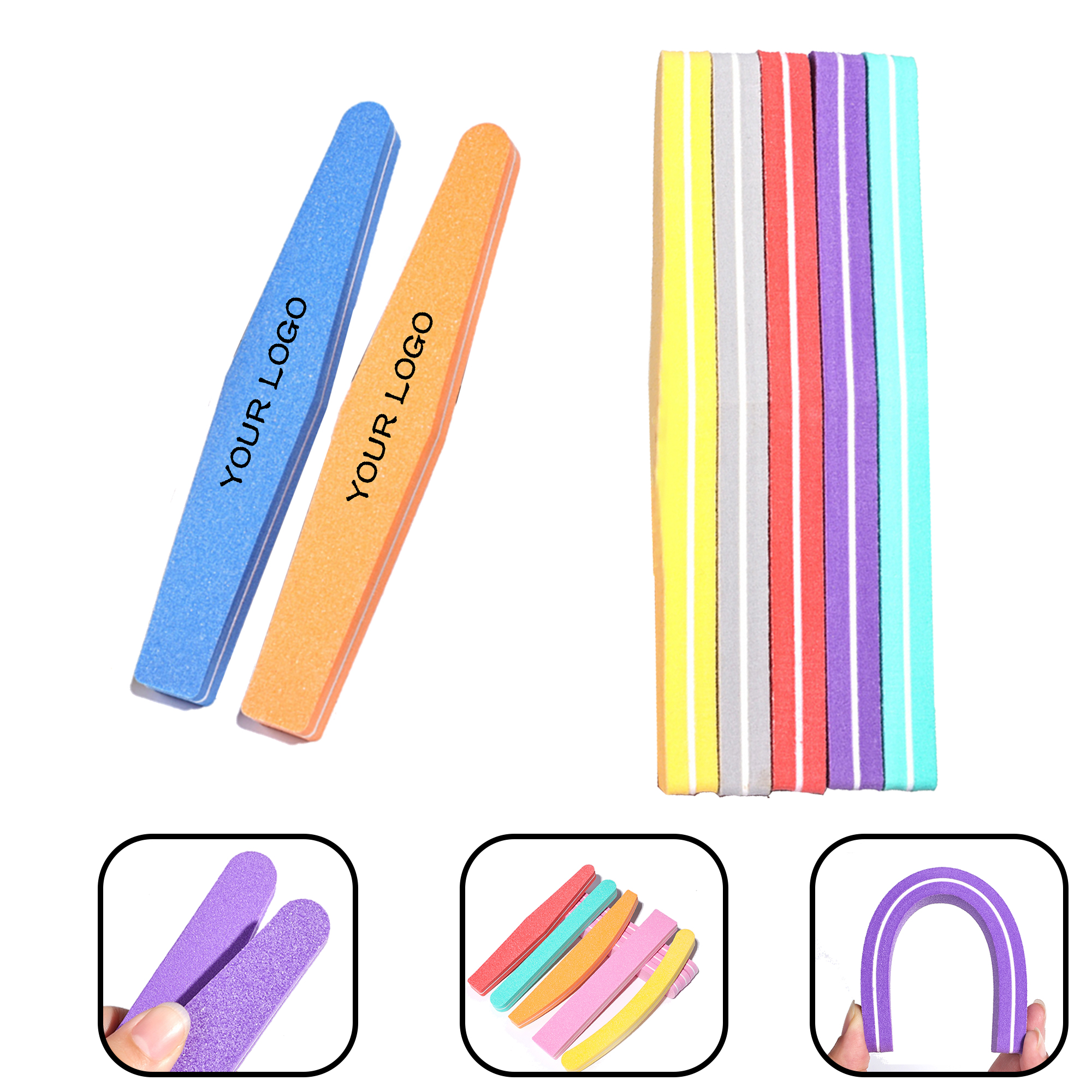 MOQ 30 PCS Dual Grit Nail File 2
