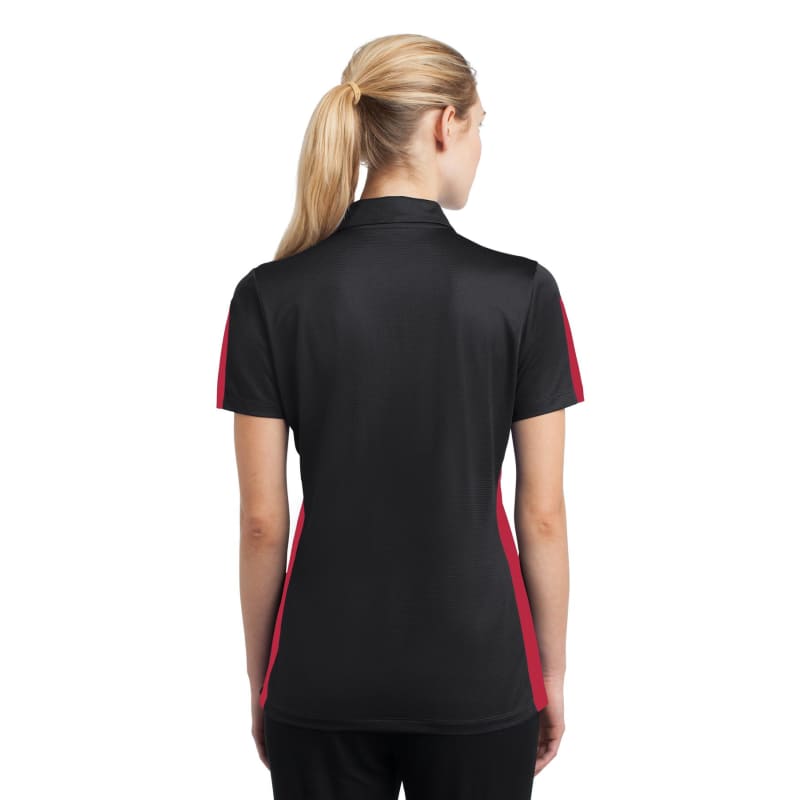Sport-Tek Women's PosiCharge Active Textured Colorblock Polo. 14