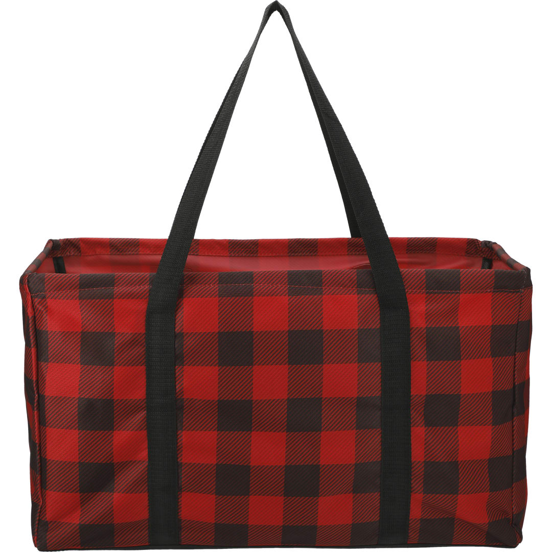 Buffalo Plaid Utility Tote 76
