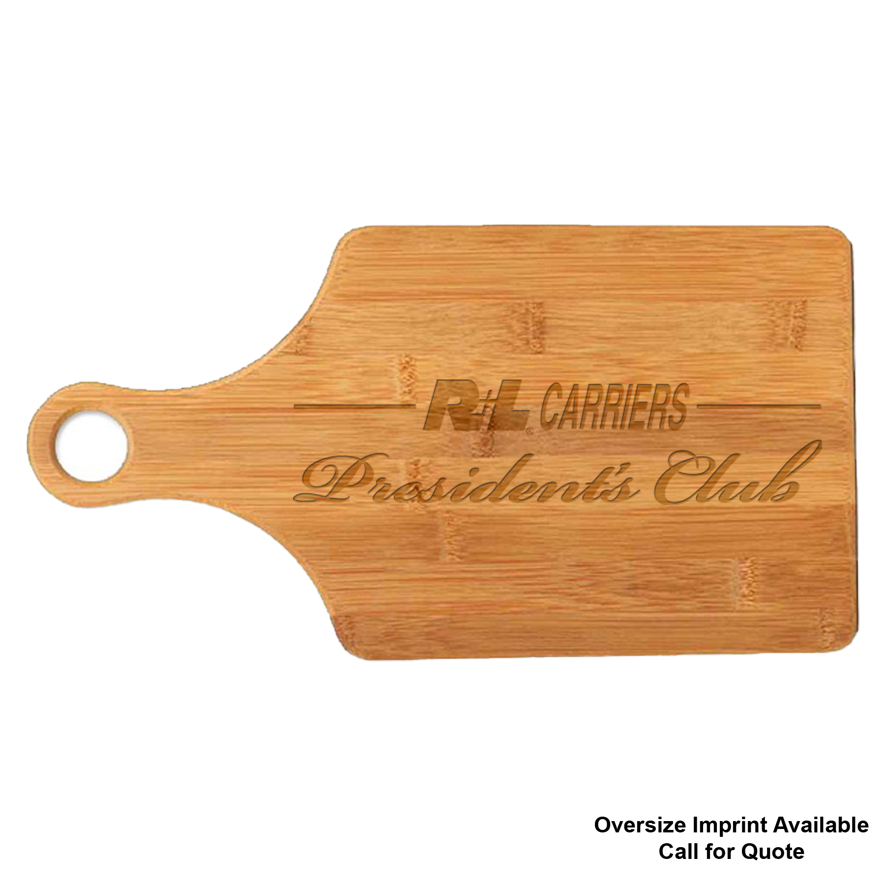 13" x 7" Bamboo Paddle Cutting Board 4