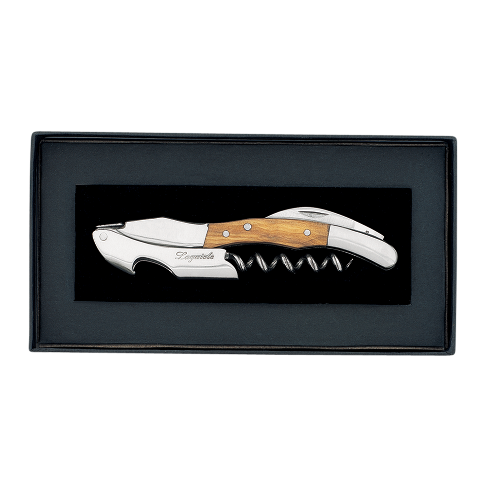 Laguiole Sommelier Corkscrew in Black Gift Box 3