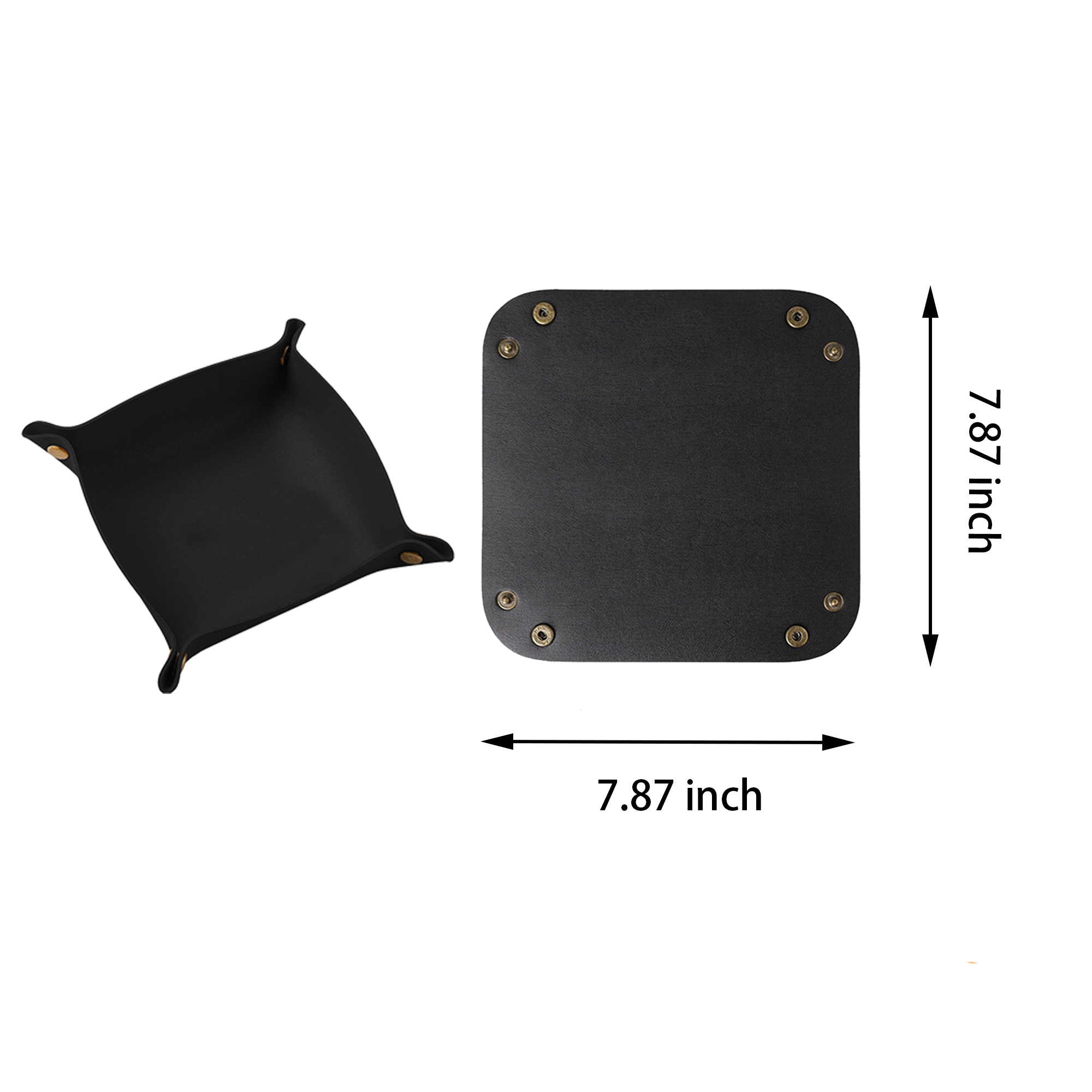 MOQ:50pcs Multi-Functional Leather Tray 2