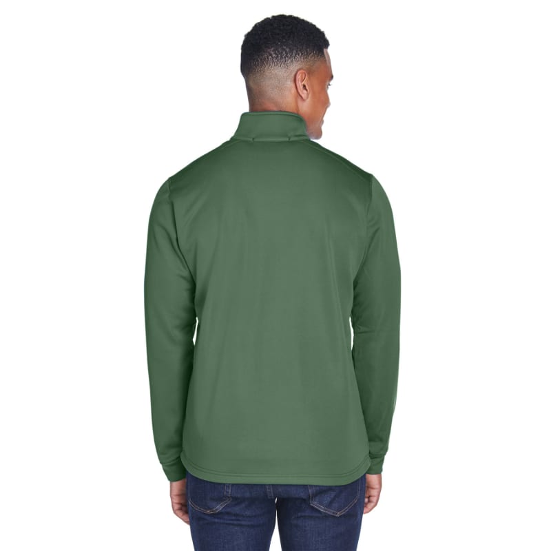 Devon & Jones Men's Newbury Colorblock Mélange Fleece Full-Zip 6