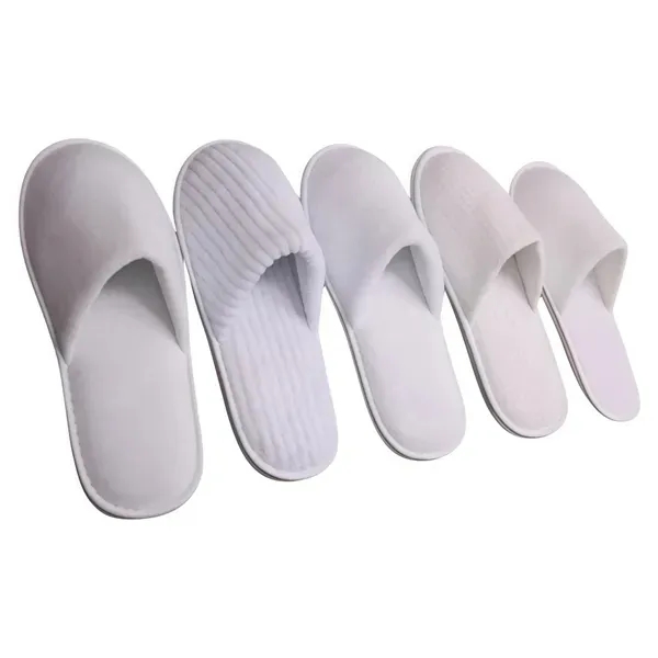 Cozy Coral Fleece Hotel Slippers - Soft Comfortable Footwear 6