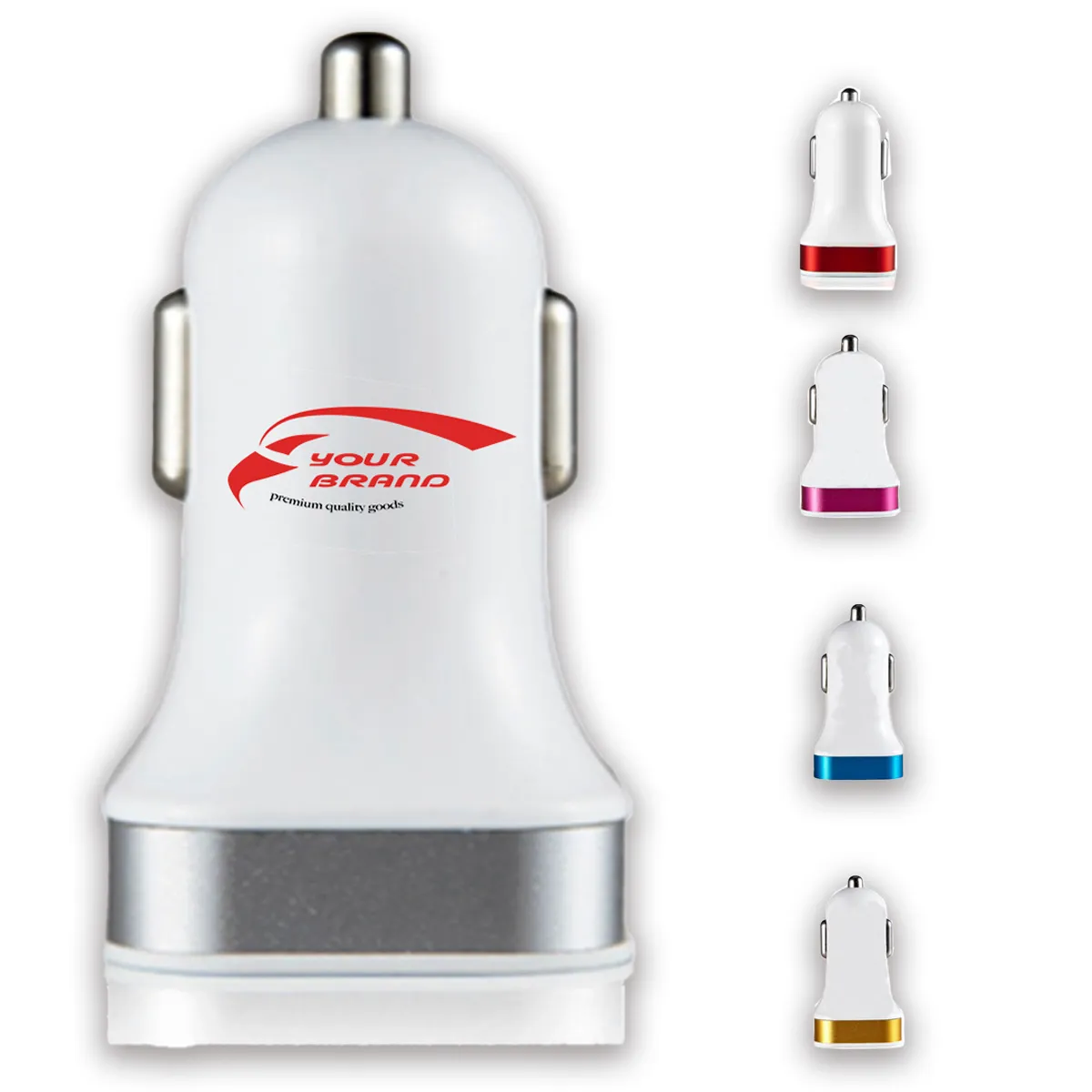 Portable Fast Charging Dual Smart Port USB Car Charger 2