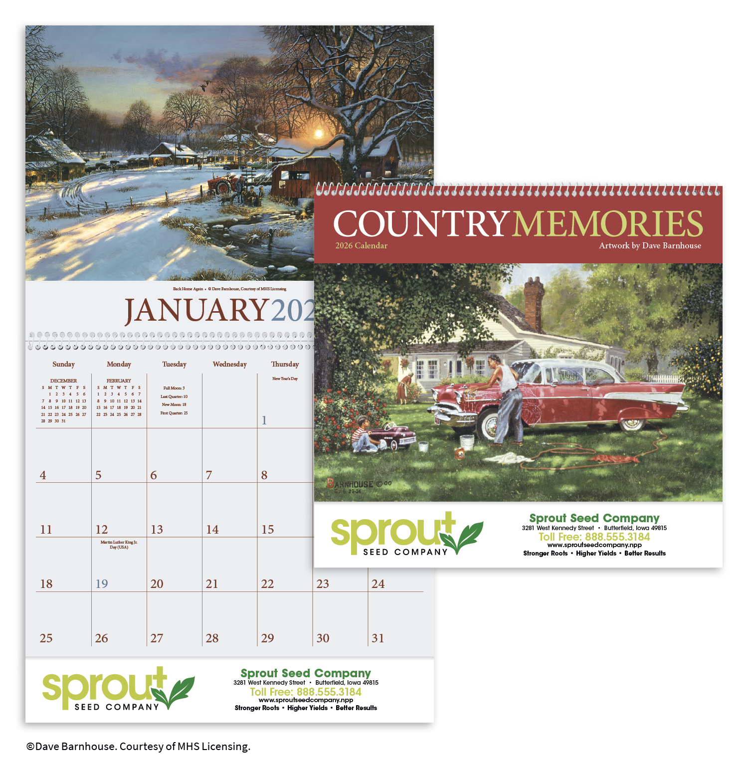Triumph® Calendars Country Memories Calendar 50