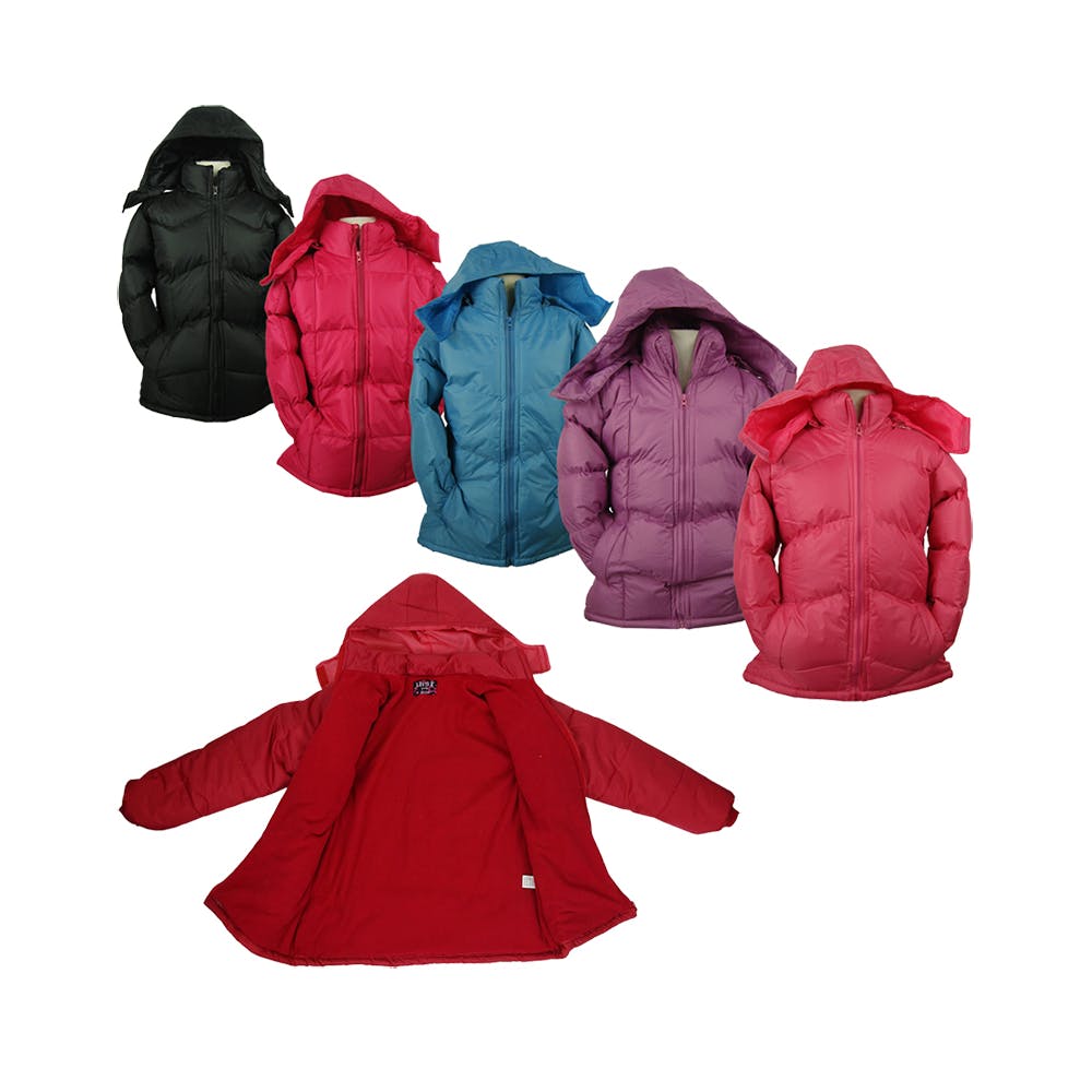 Girls' Hooded Jackets - Size 2T-4T Assorted Colors 1