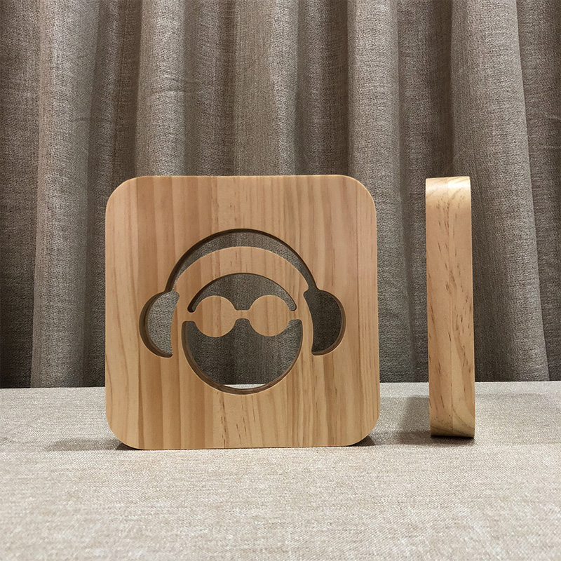 Fully Customizable Wooden Warm Light LED 11