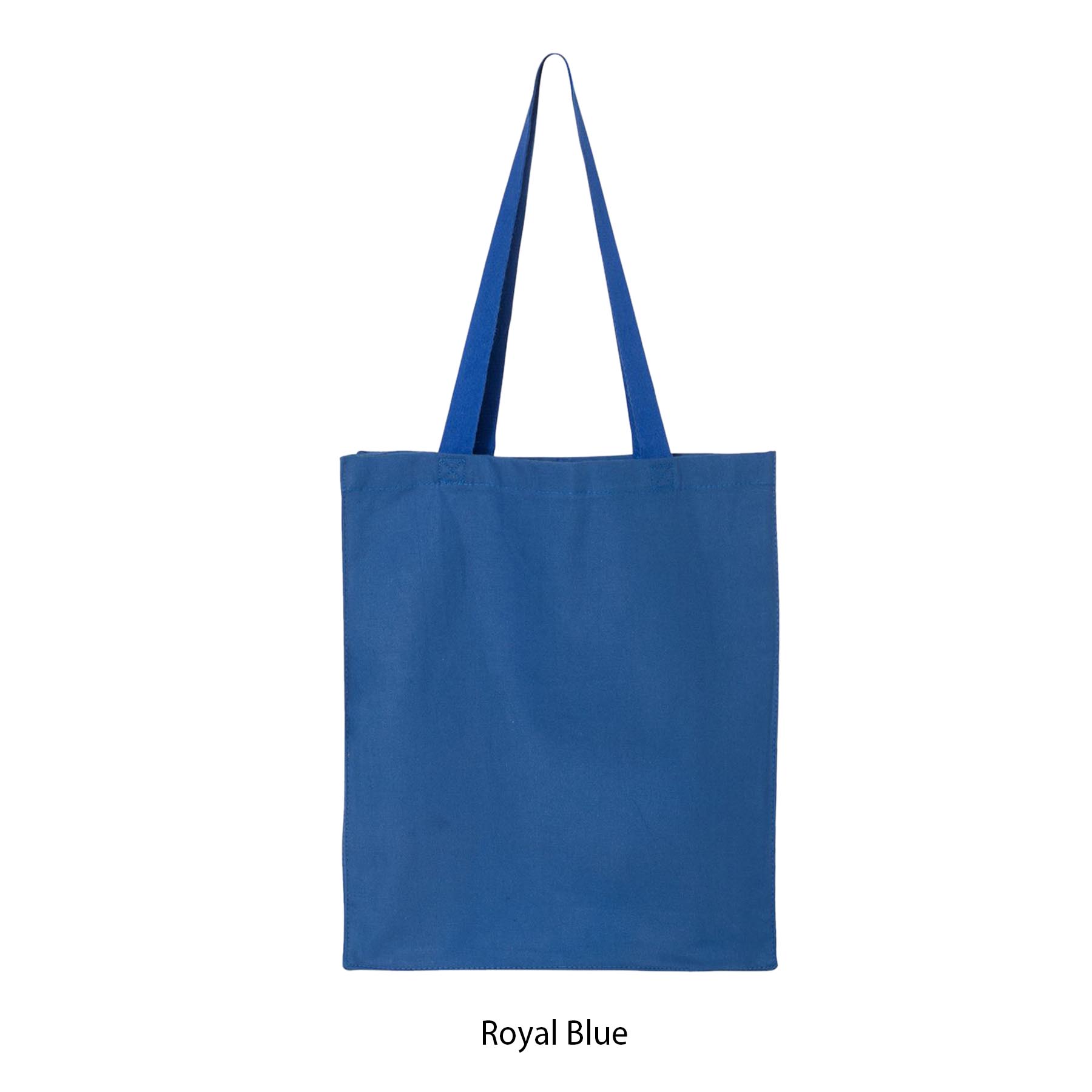 12 Oz. COTTON CANVAS BOOK TOTE BAG w/ GUSSET_R934EBT 8