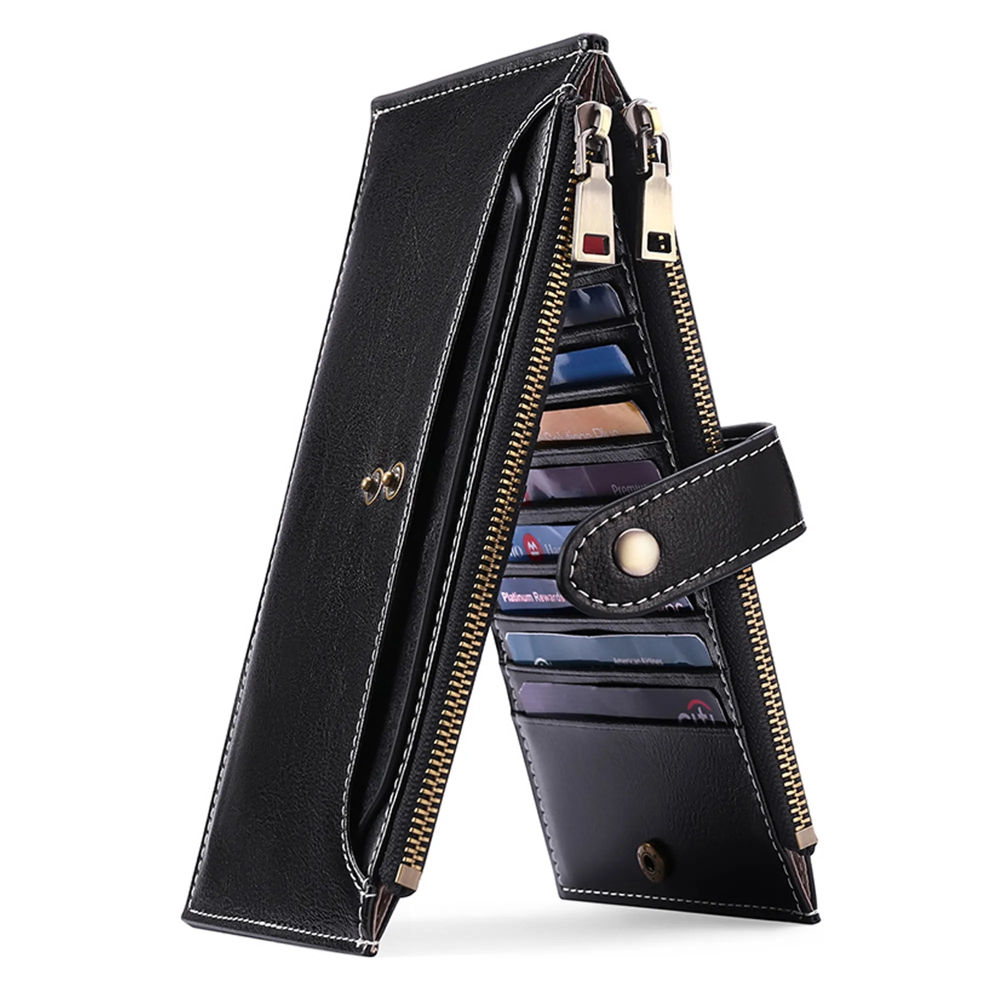 Women's Leather Credit Card Wallet 2