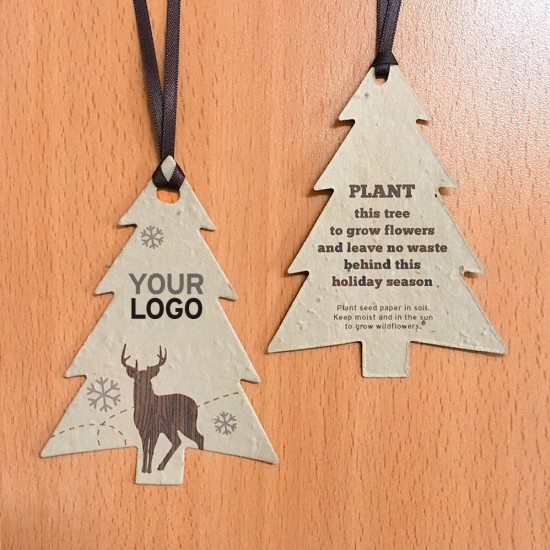 Rustic Woodland Modern Tree Ornaments 3