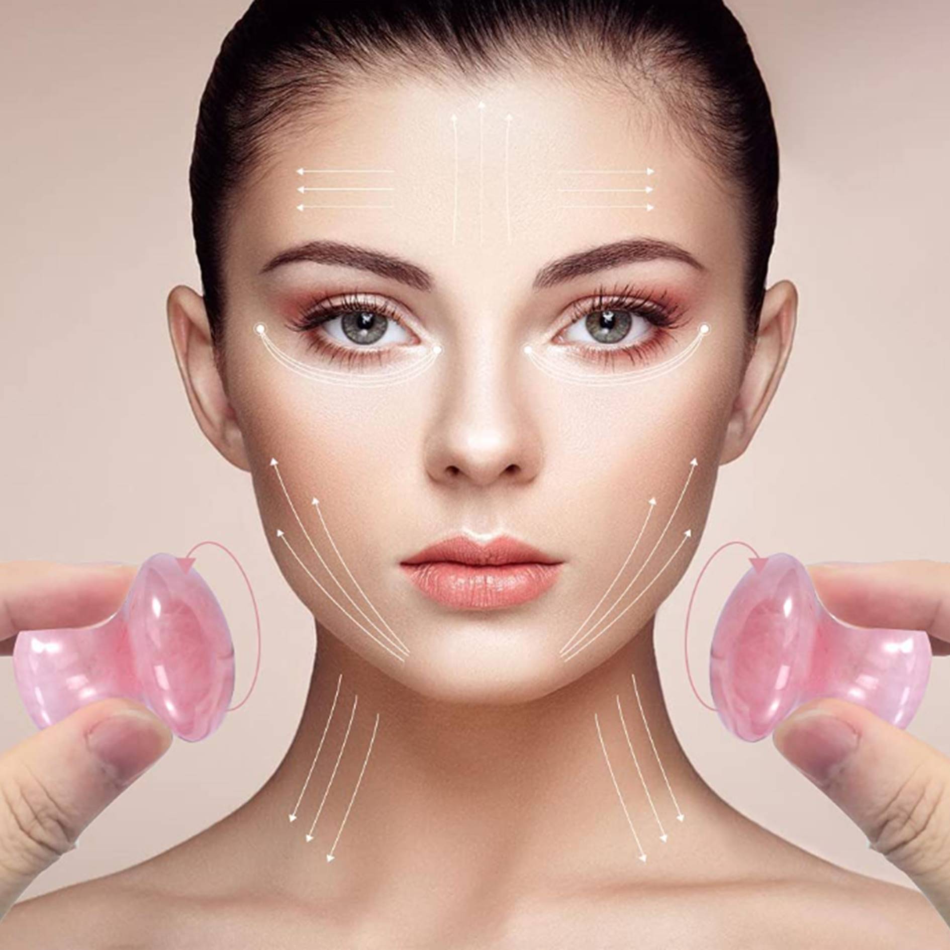 Natural Jade Gua Sha Facial Tools 1