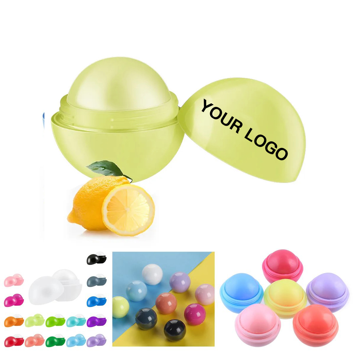 Smooth Round Lip Balm for Trade Show Giveaways 4