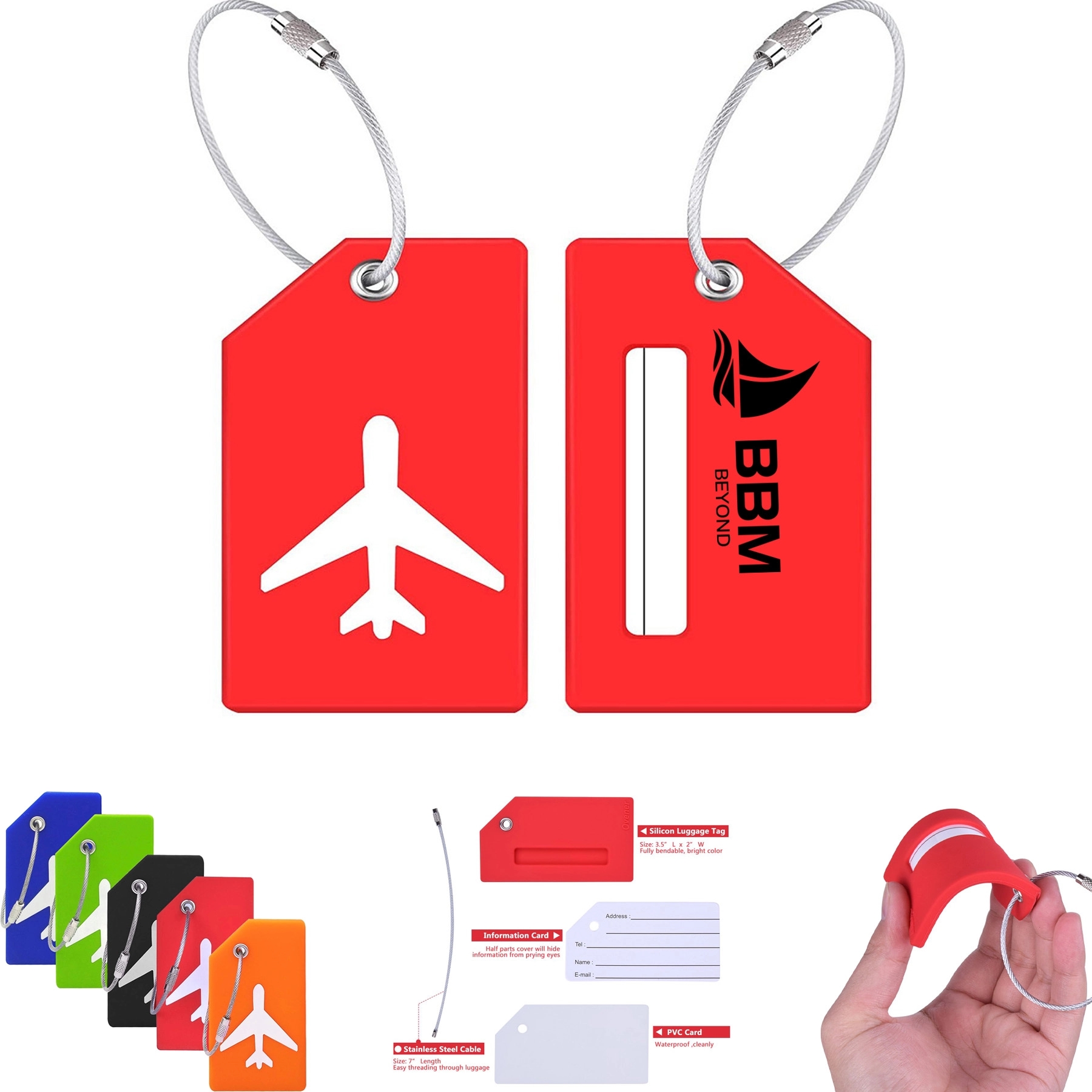 Silicone Luggage Tag 1