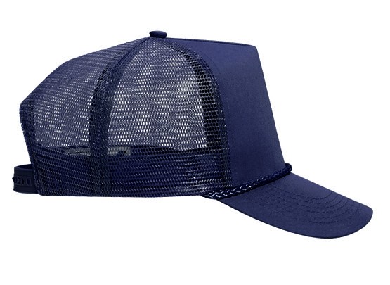 OTTO CAP® 5 Panel Mid Profile Mesh Back Trucker Hat 1