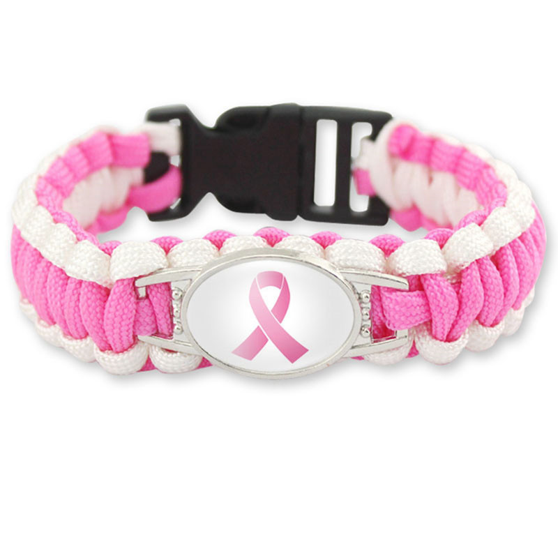 Breast Cancer Awareness Paracord Bracelet 3