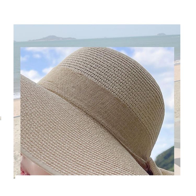 Womens Wide Brim Sun Straw Hat 3