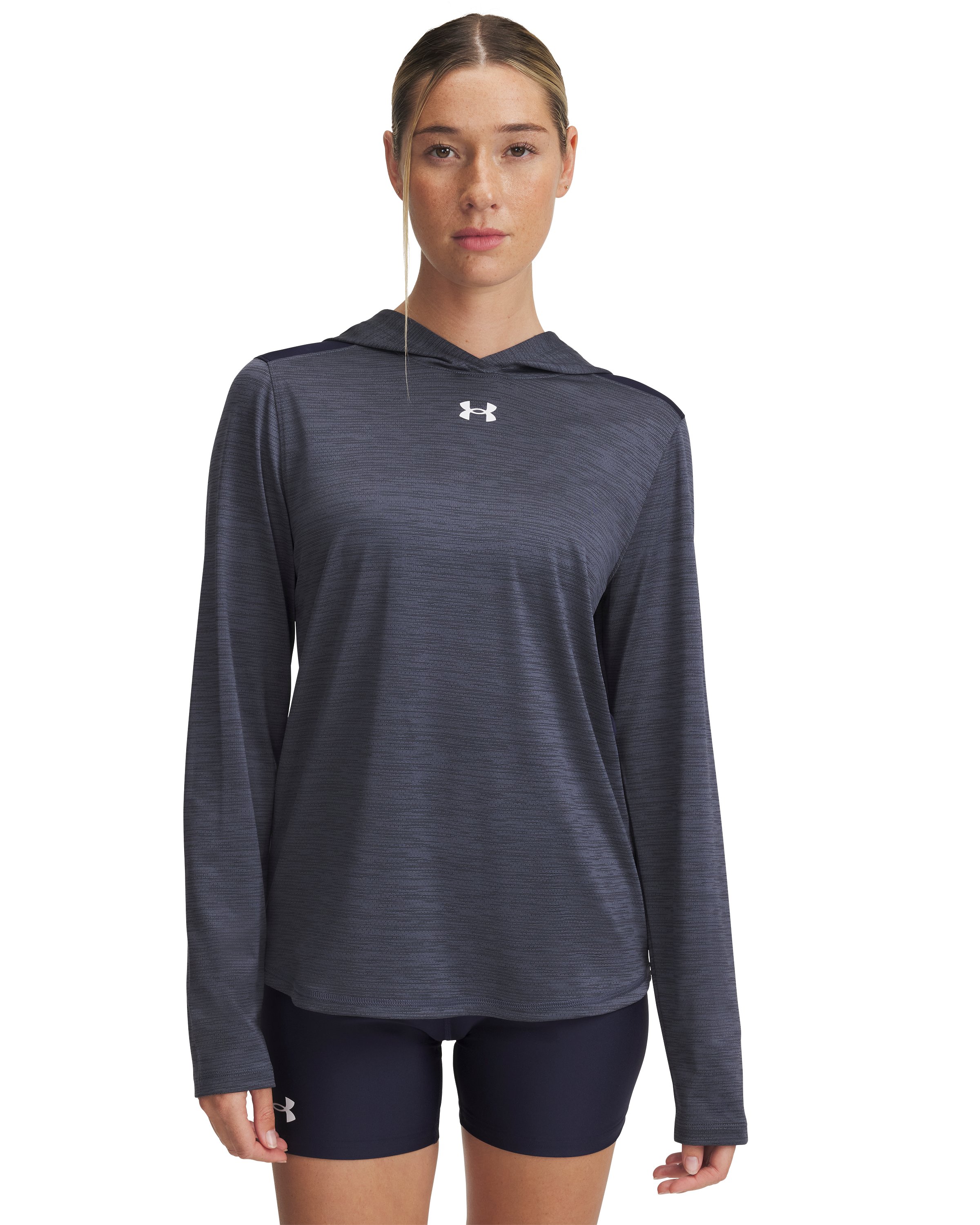 UA Tech Vent Team Women's Hoodie, custom hoodie or sweatshirt with logo imprint 2