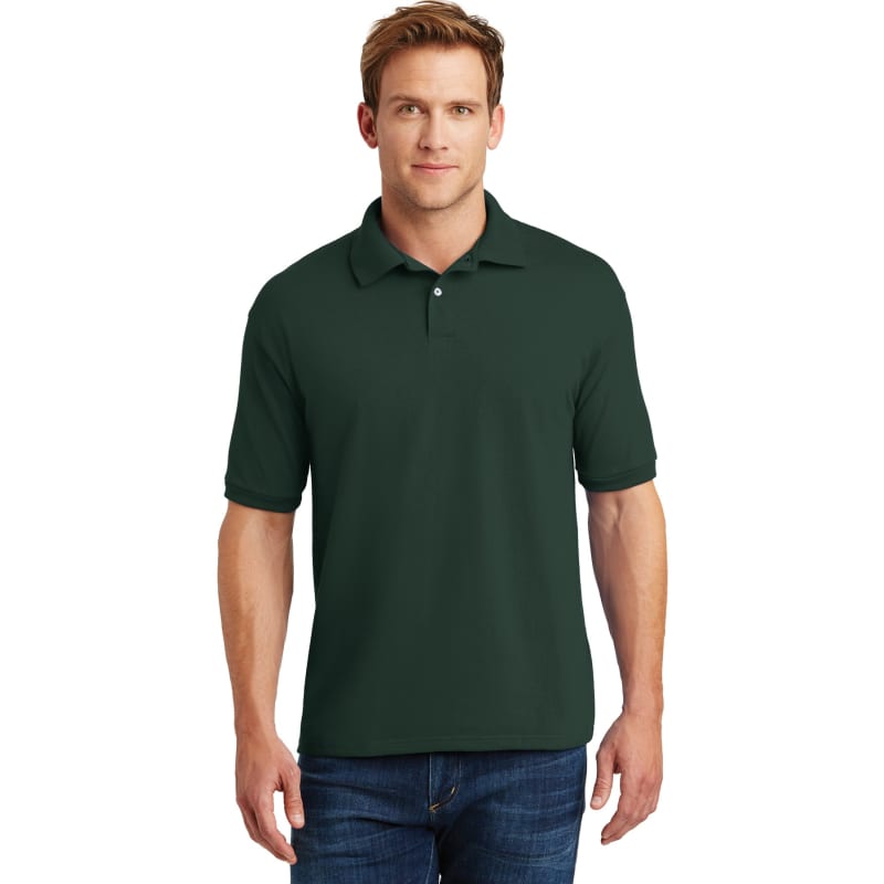 Hanes EcoSmart - 5.2-Ounce Jersey Knit Sport Shirt 40
