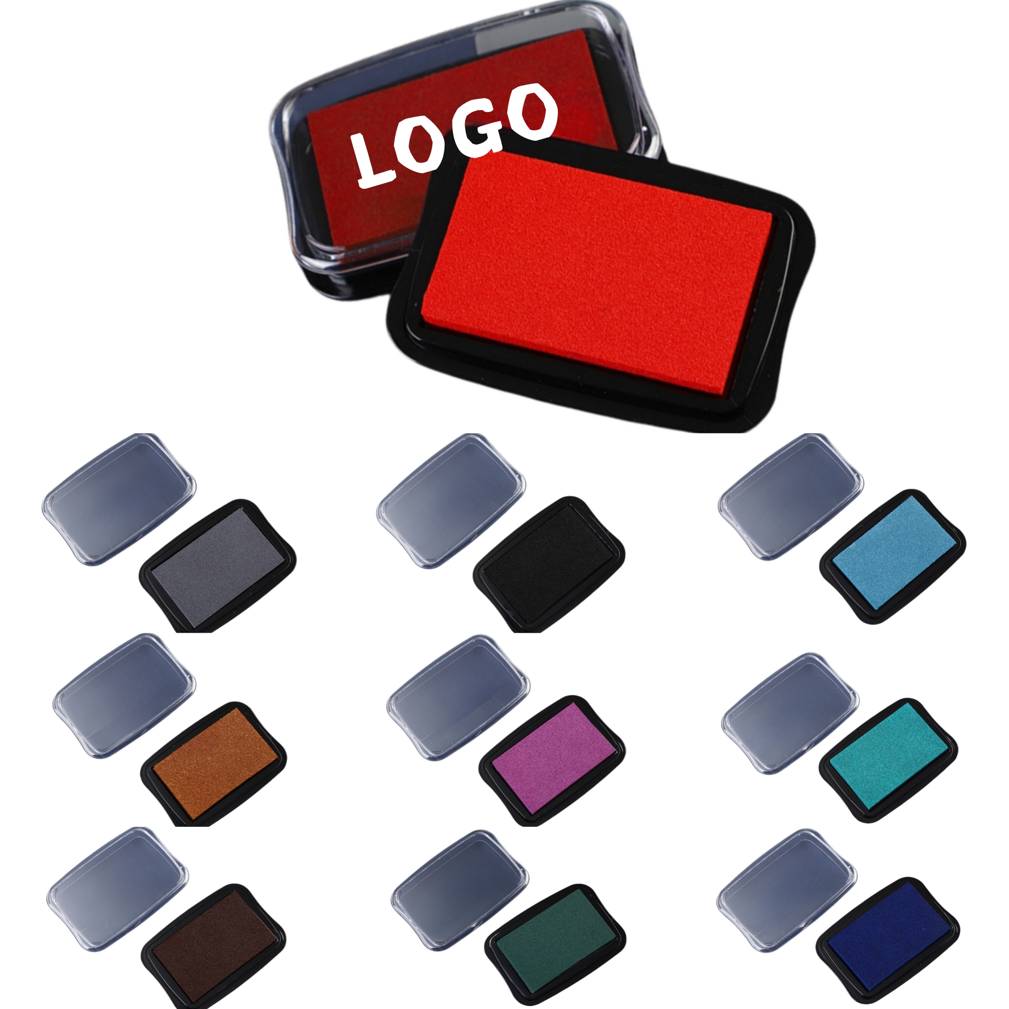 Finger Ink Pads Multicolored 5