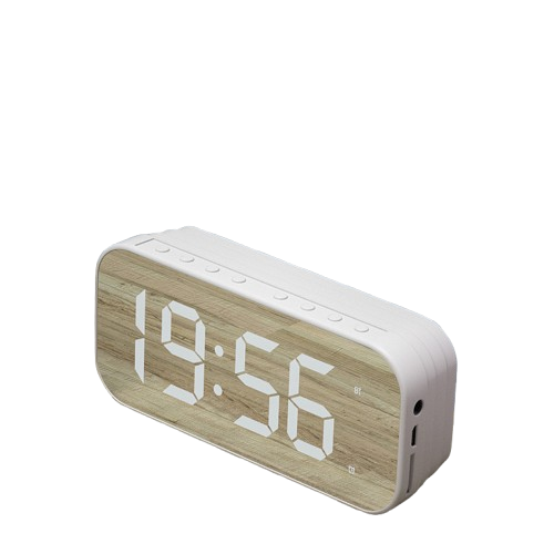 Mirror Alarm Clock Bluetooth Speaker 4