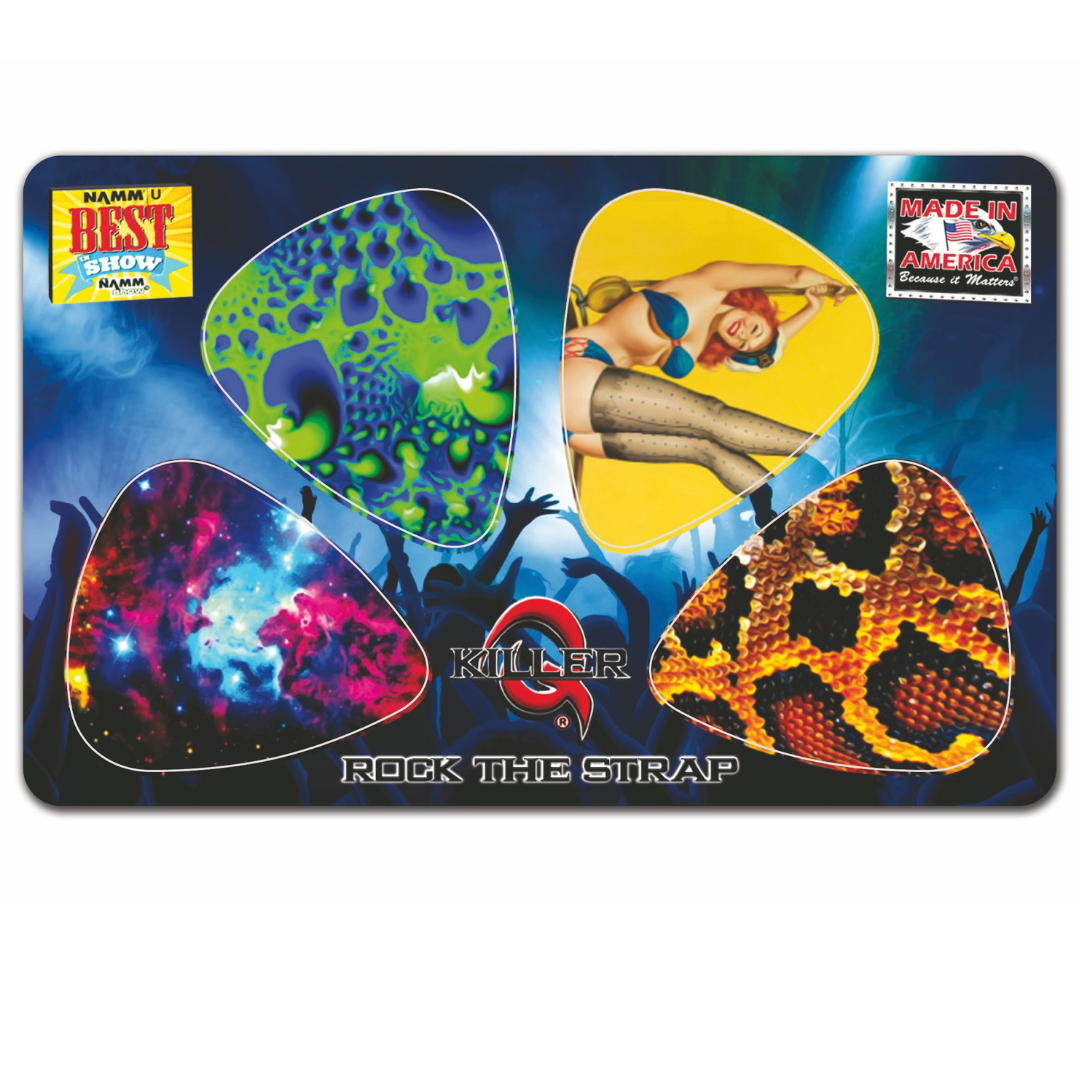 Guitar Pik Card (4 Medium Weight Guitar Picks) 1