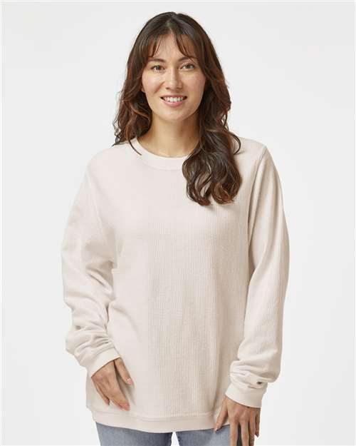 Unisex Corded Crewneck Sweatshirt - D02 16