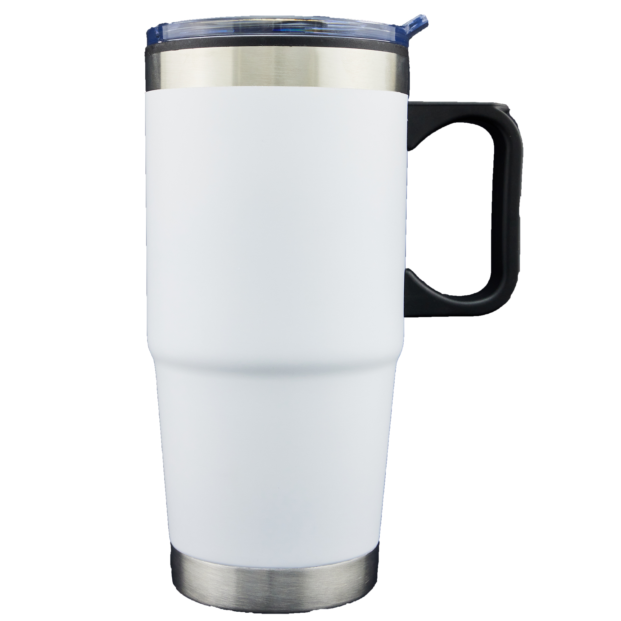Madison 24oz Double Wall SS/PP Tumbler with Handle Blue