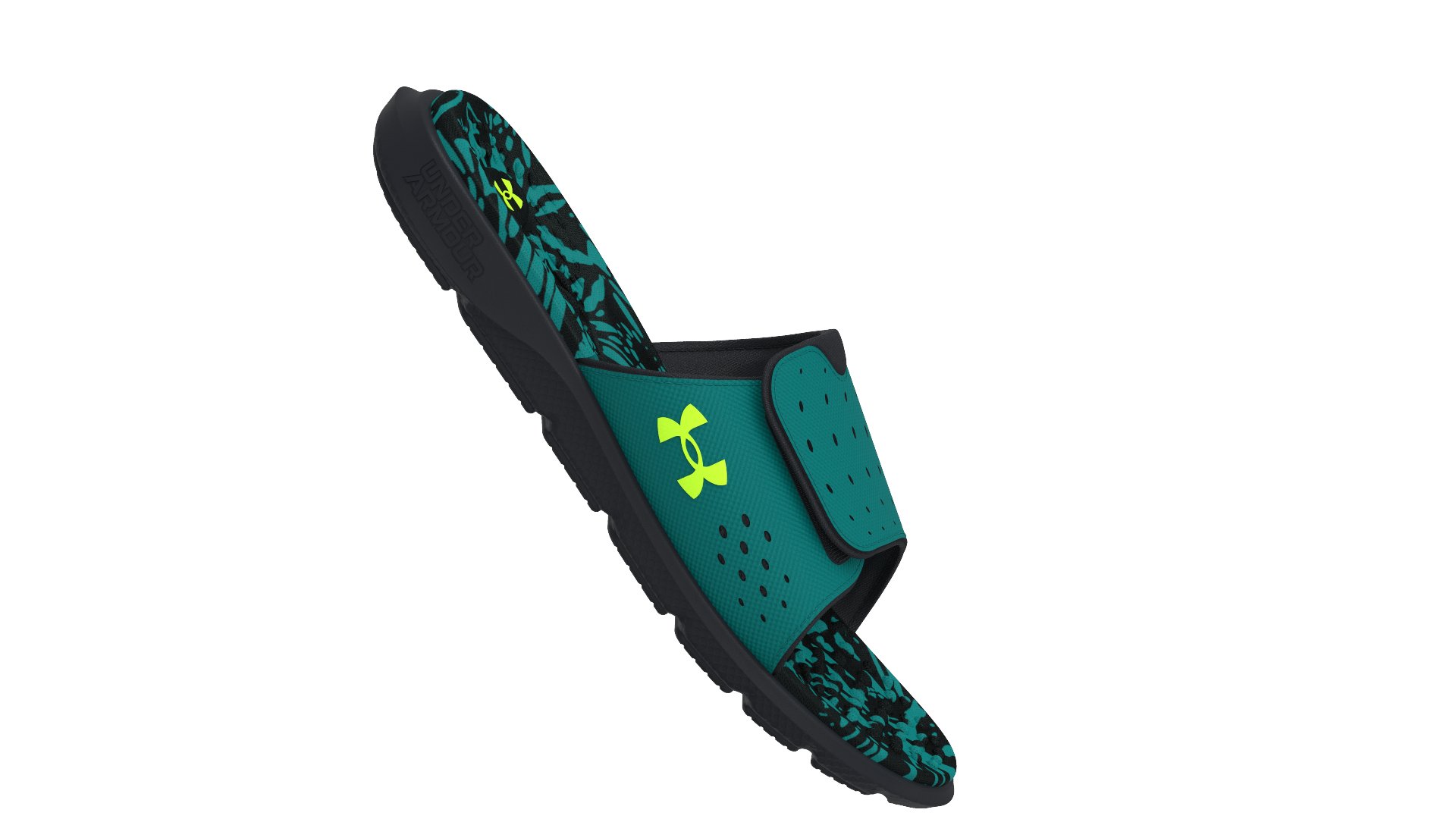 UA Ignite Pro Graphic Footbed Women's  Slides 5
