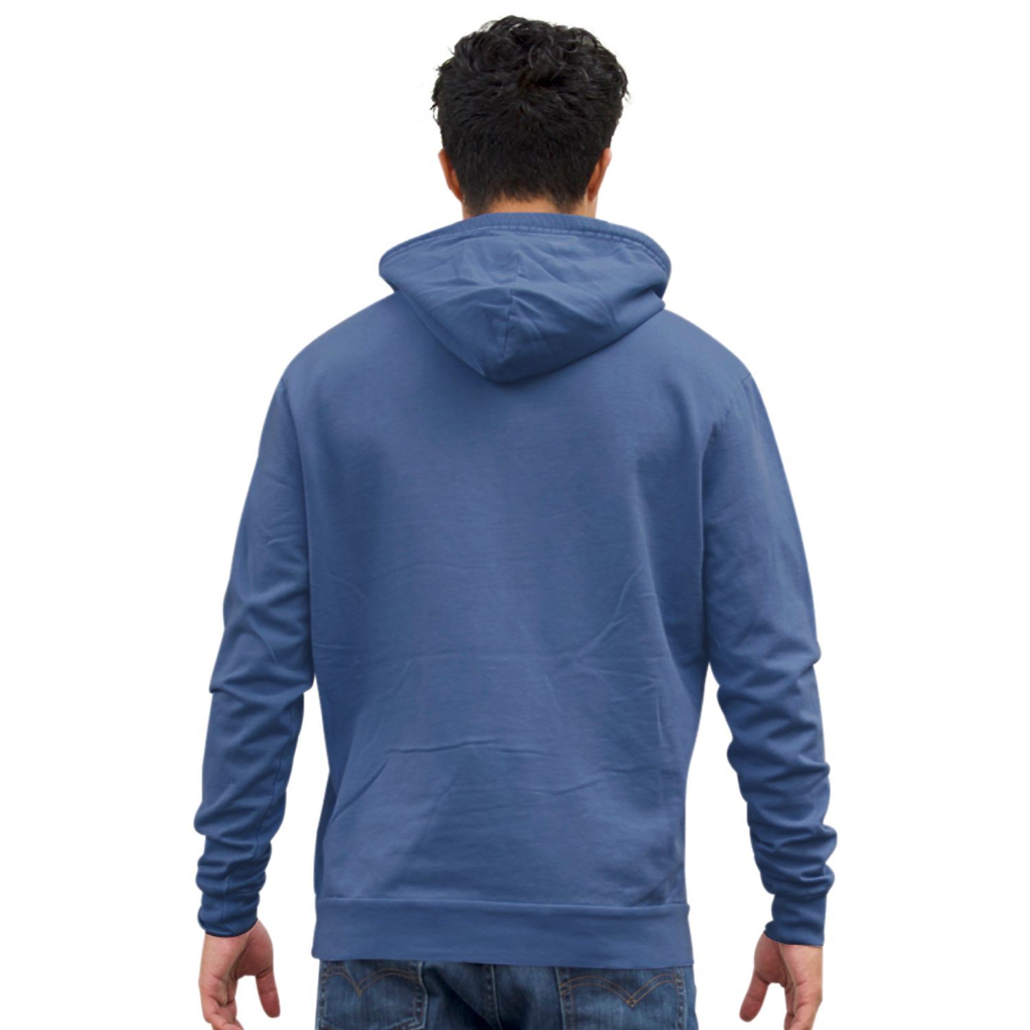 USA Made Unisex Vintage Pigment Dyed Fleece Pullover Hoody 3