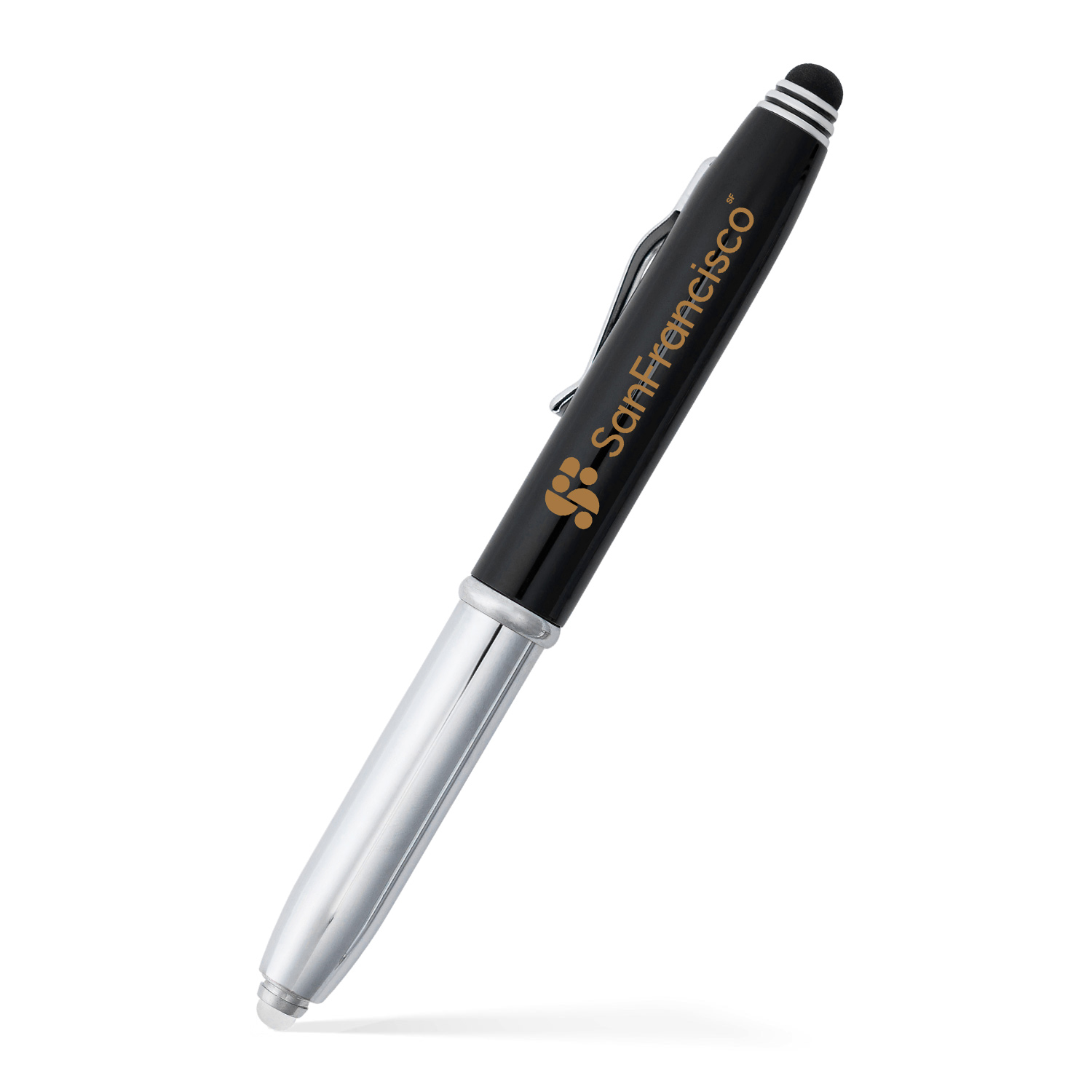 Flashlight and Stylus Metal Pen 3